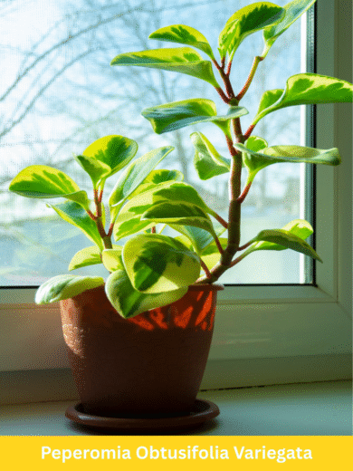 Peperomia Obtusifolia Variegata